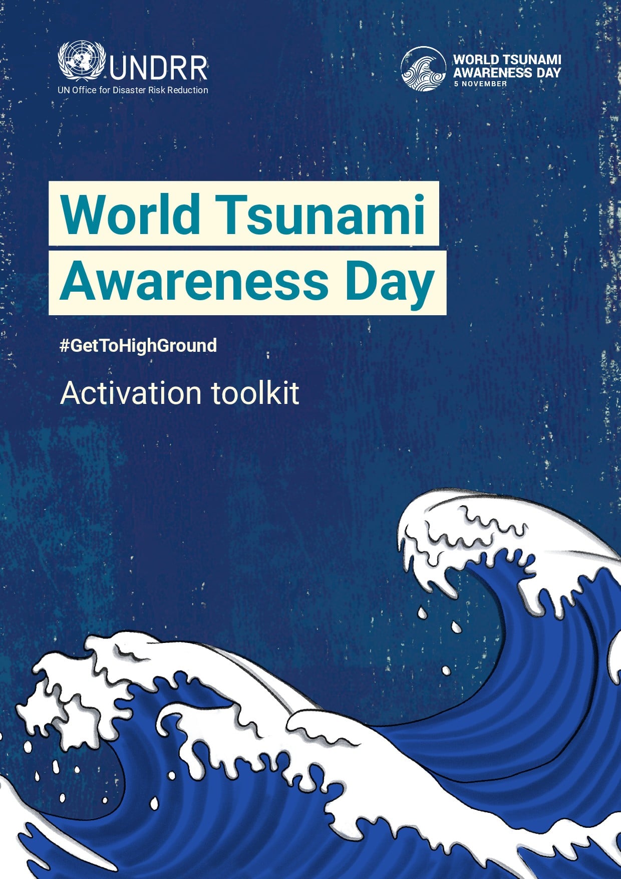 Tsunami awareness activation toolkit - #GetToHighGround campaign thumbnail