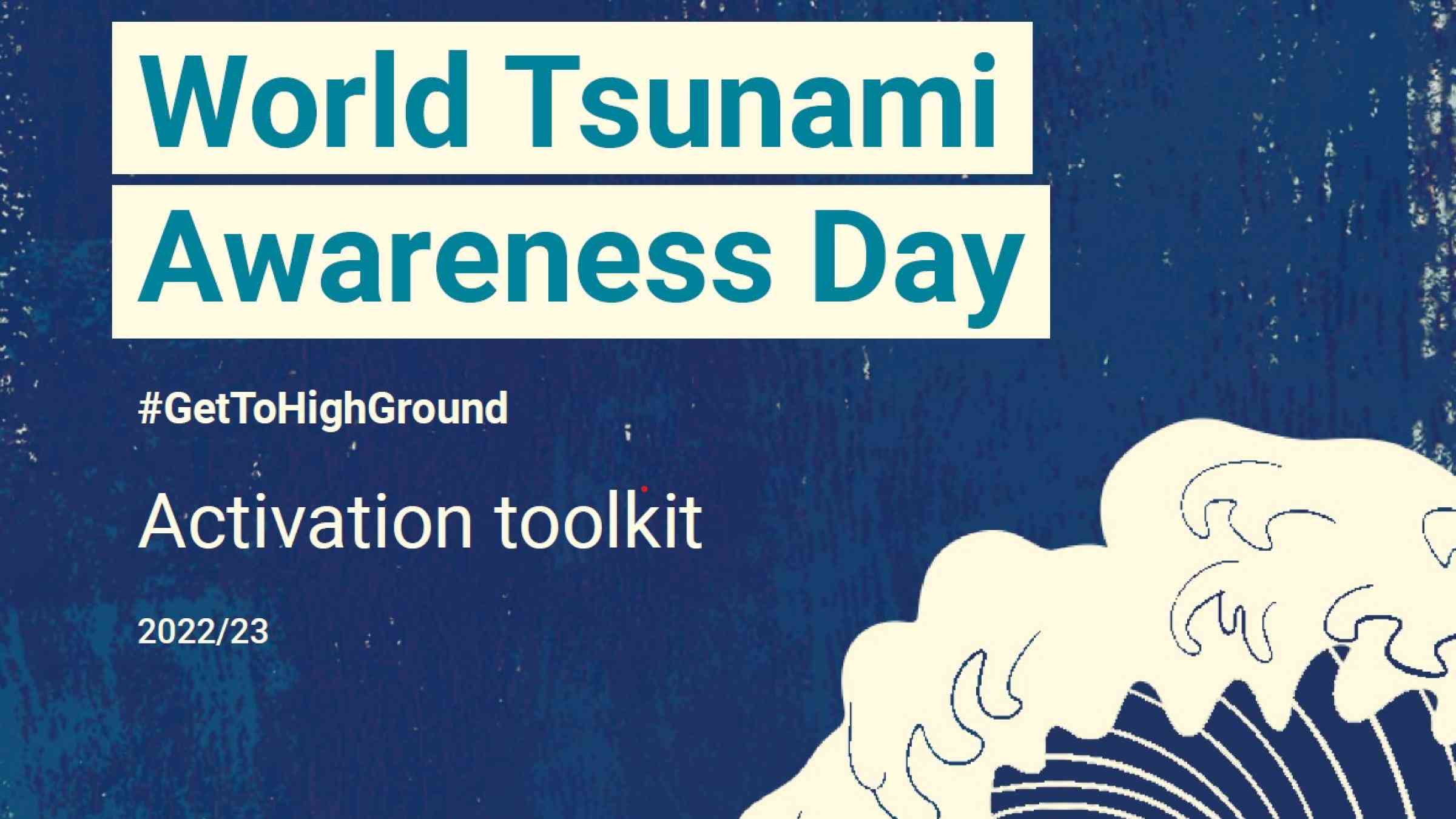 Tsunami awareness activation kit 
