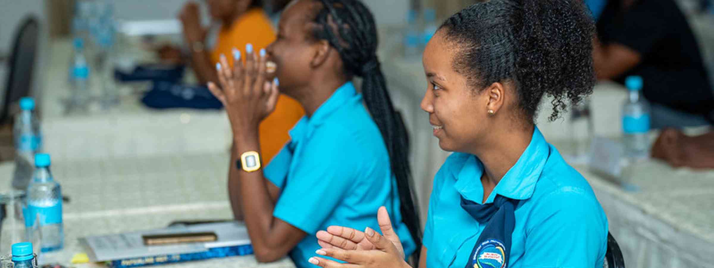 school children in a class